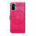 Schutz Hülle Xiaomi Redmi Note 10 Handy Tasche Flip Case Etui Schale TPU Wallet Pink