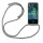 betterfon Handykette für Nokia G11 Plus Handyhülle mit Band Hülle Smartphone Grau