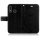 Huawei Handy Tasche Handyhülle Schutz Hülle Blumen Flip Cover Buch Case Etui Huawei P30 Lite Grau