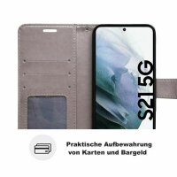 Handyhülle für Samsung Galaxy S21 5G Hülle Handy Tasche Flip Cover Case Etui TPU