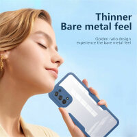 360° Grad Hülle Oppo A54 5G / A74 5G Handyhülle mit Integriertem Displayschutz Blau