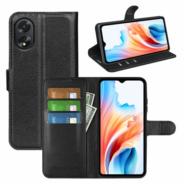 Hülle für Oppo A18 / A38 Handyhülle Klapphülle mit [Standfunktion][Kartenfächer]