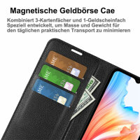 Hülle für Oppo A18 / A38 Handyhülle Klapphülle mit [Standfunktion][Kartenfächer]