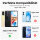 Hülle für Oppo A18 / A38 Handyhülle Klapphülle mit [Standfunktion][Kartenfächer]