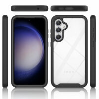 Panzer Hülle Handy Tasche 360 Grad TPU vollschutz mit Integriertem Displayschutz Samsung Galaxy S23 FE