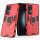 Xiaomi 12T, Hülle Schutzhülle Handyhülle Silikon Case 360° Drehbarer Ring Rot