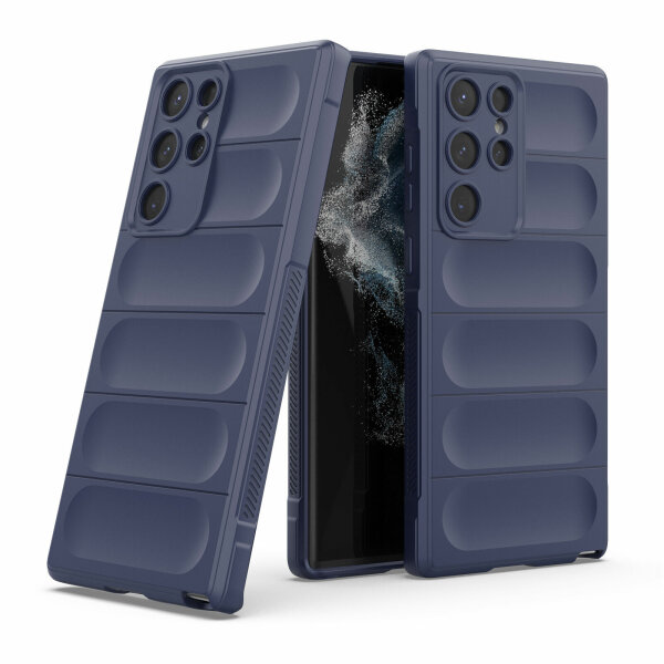 Hülle Handyhülle für Samsung Galaxy S22 Ultra - Schutzhülle Handytasche Case TPU
