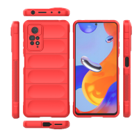 Hülle Xiaomi Redmi Note 11 Pro Handyhülle Outdoor Case Back Cover Handy Tasche Rot