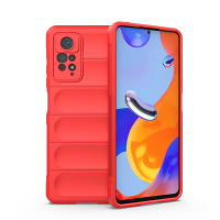 Hülle Xiaomi Redmi Note 11 Pro Handyhülle Outdoor Case Back Cover Handy Tasche Rot