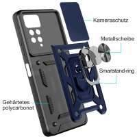 Handyhülle Xiaomi Redmi Note11Pro Handy Tasche Hülle Outdoor Case Silikon Bumper