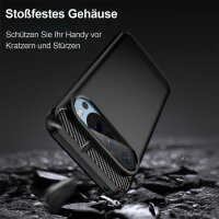 Carbon Hülle für Google Pixel 9 / 9 Pro Handyhülle Handy Tasche Backcover Bumper