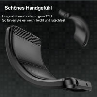 Carbon Hülle für Google Pixel 9 / 9 Pro Handyhülle Handy Tasche Backcover Bumper