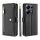 Handykette Xiaomi Hülle mit Band Handyhülle Kartenfächer PU Leder Umhängetasche Redmi Note 13 Pro 4G Schwarz