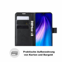 Xiaomi Redmi Note 8T Hülle Handy Tasche Flip Cover Wallet Case Schutzhülle Etui