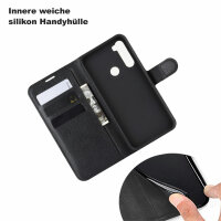 Xiaomi Redmi Note 8T Hülle Handy Tasche Flip Cover Wallet Case Schutzhülle Etui