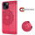 Handyhülle für Apple iPhone 14 – Mandala Case Rot