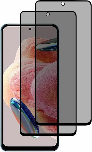 2x Panzer Folie PRIVACY Anti Spy Displayschutz Folie Echt Glas Blickschutzfolie 13T / 13T Pro