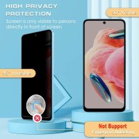2x Panzer Folie PRIVACY Anti Spy Displayschutz Folie Echt Glas Blickschutzfolie 13T / 13T Pro