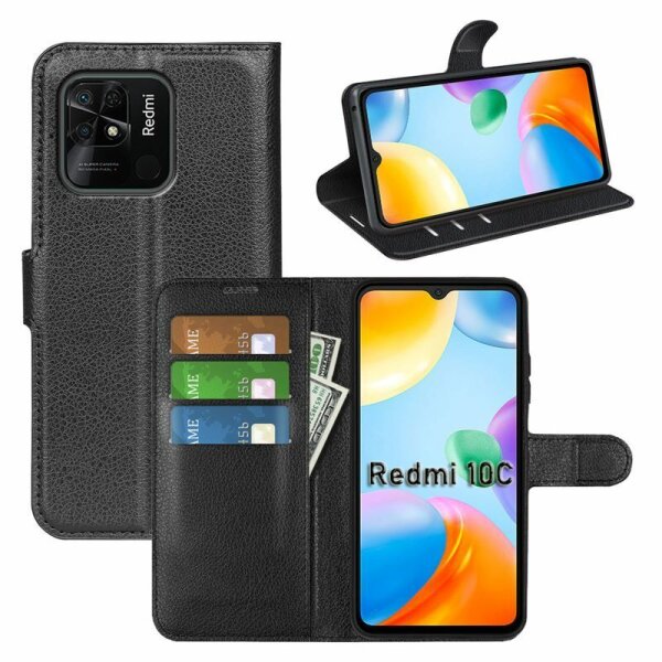 Handy Tasche Xiaomi Redmi 10C Hülle Handyhülle Wallet Case FlipCover Etui Neu