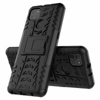 Handy Tasche Lenovo Motorola Panzer Hülle Hybrid Case Cover Schutzhülle Bumper Motorola Moto G9 Power Blau