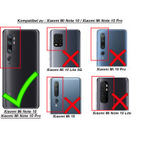 Schutz Hülle Xiaomi Handy Tasche Case Cover Silikon Schale Outdoor Handyhülle BF Xiaomi Mi Note 10 / Note 10 Pro Rot