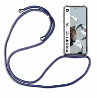 Handykette für Xiaomi 12T /12T Pro 5G Handyhülle mit Band Hüllel Handy Tasche Blau