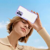 360° Grad Hülle für Samsung Galaxy A33 5G vollschutz Integriertem Displayschutz Lila
