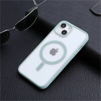 Handyhülle für Apple iPhone 14 – Magnet Case Hellblau