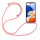Handykette für Samsung Galaxy A14 Handyhülle mit Band Case Hülle mit Kordel Hand Rosa
