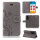 Huawei Handy Tasche Handyhülle Schutz Hülle Blumen Flip Cover Buch Case Etui Huawei P40 Pro Grau