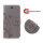 Huawei Handy Tasche Handyhülle Schutz Hülle Blumen Flip Cover Buch Case Etui Huawei P40 Pro Grau