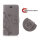 Huawei Handy Tasche Handyhülle Schutz Hülle Blumen Flip Cover Buch Case Etui Huawei P40 Pro Grau