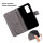 Huawei Handy Tasche Handyhülle Schutz Hülle Blumen Flip Cover Buch Case Etui Huawei P40 Pro Grau