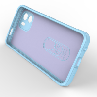 Hülle Xiaomi Redmi A1 Handyhülle Outdoor Case Back Cover Handy Tasche Bumper Hellblau