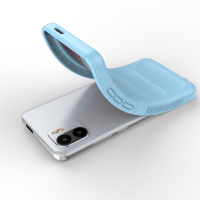 Hülle Xiaomi Redmi A1 Handyhülle Outdoor Case Back Cover Handy Tasche Bumper Hellblau