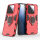 Hülle Xiaomi 14 Handyhülle Stoßfest 360° Drehbarer Ring Ständer TPU Back Cover Rot