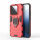 Hülle Xiaomi 14 Handyhülle Stoßfest 360° Drehbarer Ring Ständer TPU Back Cover Rot