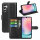 Handyhülle für Samsung Galaxy A25 5G – Klapphülle PU-Leder Schwarz