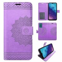 Handy Tasche für ZTE Blade Hülle Schutzhülle Klapphülle Flip Case Schale Etui BF Lila Blade V30 Vita