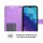 Handy Tasche für ZTE Blade Hülle Schutzhülle Klapphülle Flip Case Schale Etui BF Lila Blade V30 Vita