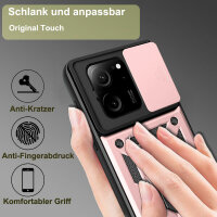 Outdoor Panzer Hülle Xiaomi 13T / 13T Pro Handyhülle Kameraschutz Ringhalter Rosegold