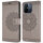 Hülle für Xiaomi Redmi 12C Handyhülle Handy Tasche Klapphülle Wallet Case Etui Grau