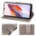 Hülle für Xiaomi Redmi 12C Handyhülle Handy Tasche Klapphülle Wallet Case Etui Grau