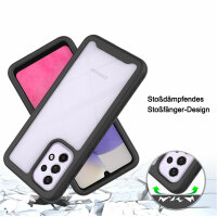 Panzer Hülle Handy Tasche 360 Grad TPU vollschutz mit Integriertem Displayschutz Samsung Galaxy A33 5G