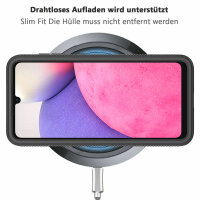 Panzer Hülle Handy Tasche 360 Grad TPU vollschutz mit Integriertem Displayschutz Samsung Galaxy A33 5G