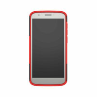 Handy Tasche Lenovo Motorola Panzer Hülle Hybrid Case Cover Schutzhülle Bumper Motorola Moto E5 Play Rot