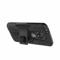 Handy Tasche Lenovo Motorola Panzer Hülle Hybrid Case Cover Schutzhülle Bumper Motorola Moto E5 Play Rot