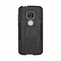 Handy Tasche Lenovo Motorola Panzer Hülle Hybrid Case Cover Schutzhülle Bumper Motorola Moto E5 Play Rot