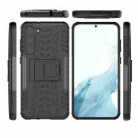 Outdoor Hülle für Samsung Galaxy S23+ Handyhülle Handy Tasche Bumper TPU Silikon Schwarz