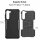 Outdoor Hülle für Samsung Galaxy S23+ Handyhülle Handy Tasche Bumper TPU Silikon Schwarz